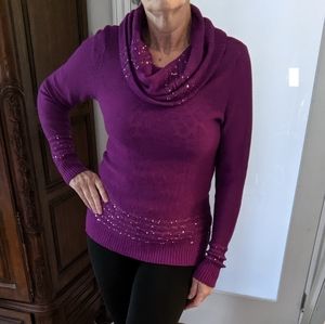 Pullover With Small Sequins
